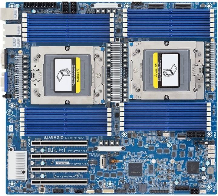 Produktbild Gigabyte Mainboard MZ73-LM2 (Rev. 3.x) AMD EPYC E-ATX Dual Sockel SP5 retail (SP5, E-ATX)