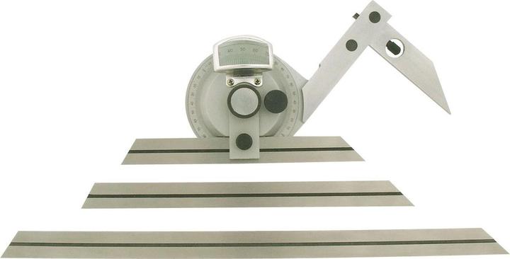 RB Messwerkzeuge Universal Winkelmesser-Satz Messbereich 360 Grad Schienenlänge 150-300 mm