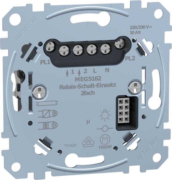 Produktbild Merten Relais-Schalt- MEG5162-0000 Einsatz 2f