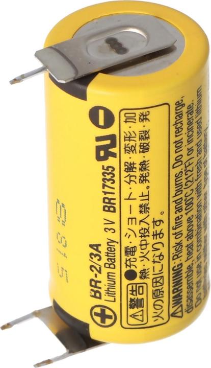 Actual product image Panasonic Battery BR-2/3A with print contact ++-, BR17335 (1 pcs.)