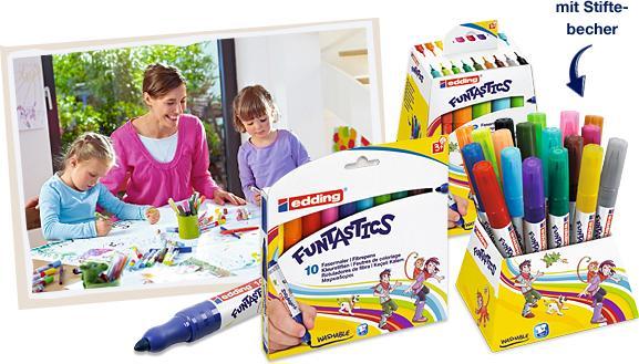 Actual product image Edding Fibre-tip pens 14 Funtastics 18er set (Multicoloured, 18 x)