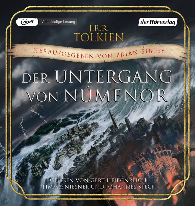 Produktbild Der Untergang von Númenor (Johannes Steck, Timmo Niesner, Gert Heidenreich, Helmut W. Pesch, J.R.R. Tolkien, Deutsch)