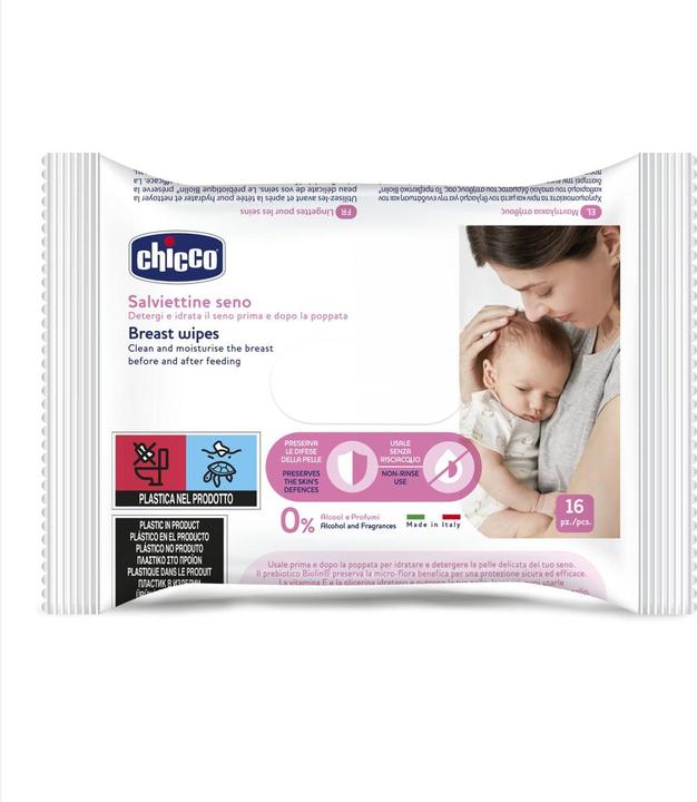 Produktbild Chicco Reinigungstücher für die Brust 0m+
