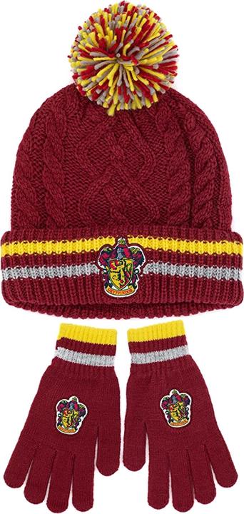 Image du produit Ensemble Bonnet & Gants Gryffondor adulte unisexe