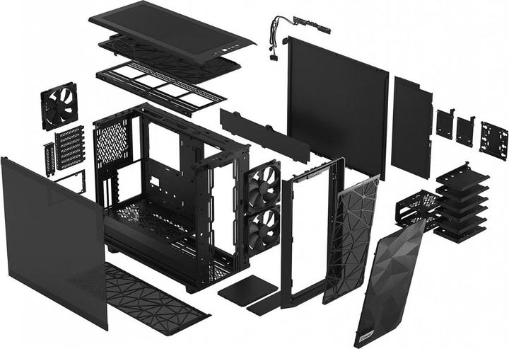 Produktbild Fractal Meshify 2 Black TG Dark (ATX)