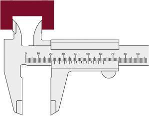 Produktbild Kraftwerk Schieblehre (15 cm)