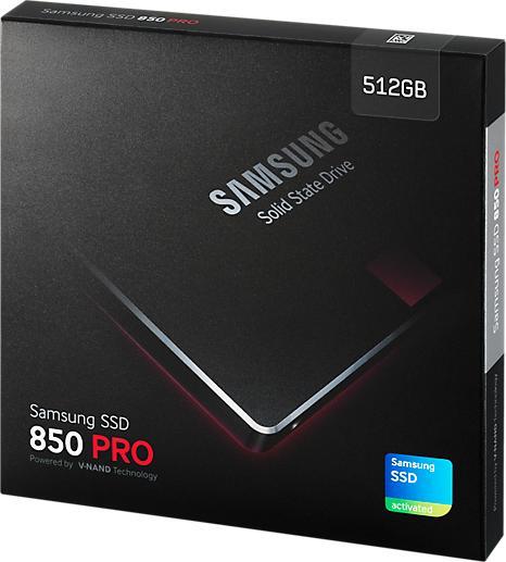 Produktbild Samsung 850 Pro (512 GB, 2.5")
