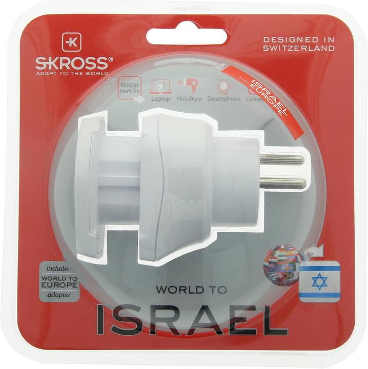 Actual product image Skross World to Israel