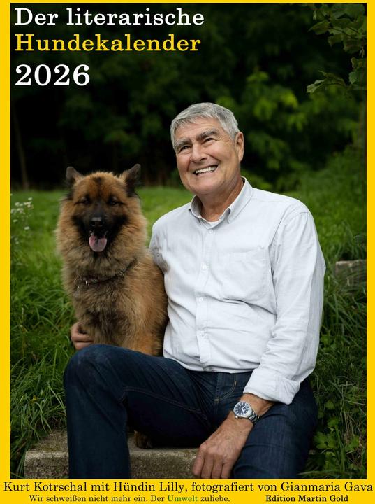 Produktbild Der literarische Hundekalender 2026 (22.5 x 32.5 cm, Harter Einband, Deutsch)