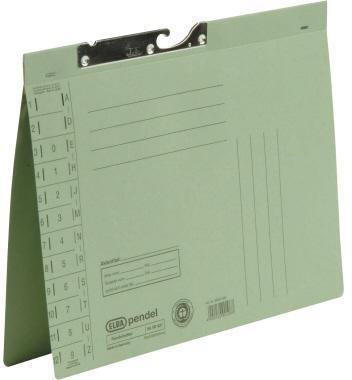 Produktbild Elba Pendelhefter, DIN A4, Manilakarton, 250 g-qm, grün (A4, 50 x)