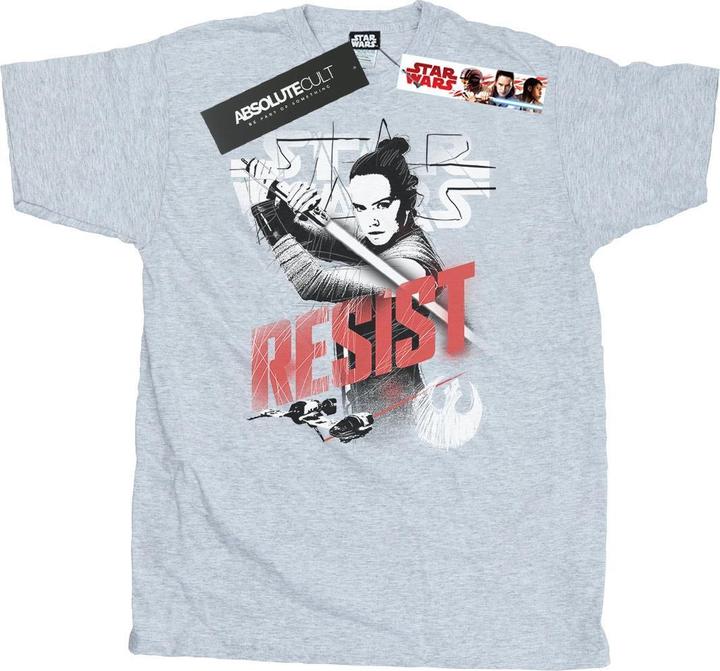 Star Wars The Last Jedi Rey Resist TShirt (S)