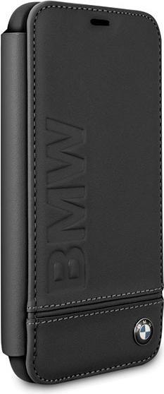 Actual product image BMW Signature Logo Series Leather Bookcover Case (Apple iPhone X, Apple iPhone XS)