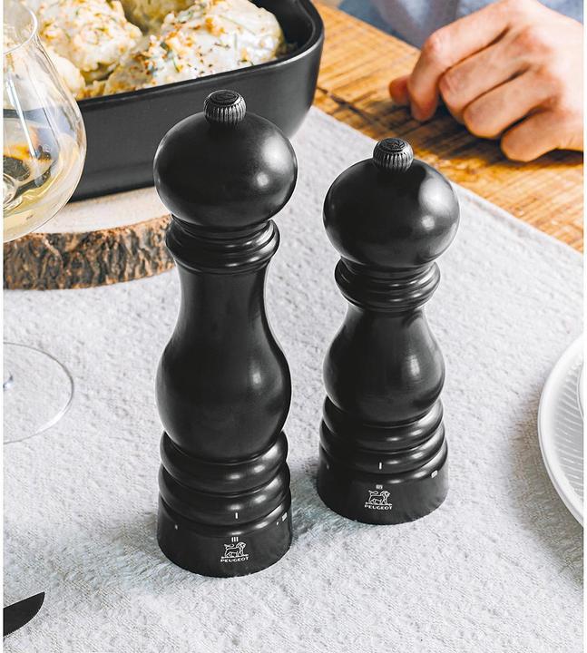 Actual product image Peugeot Salt mill Paris black satin 18 (Salt)