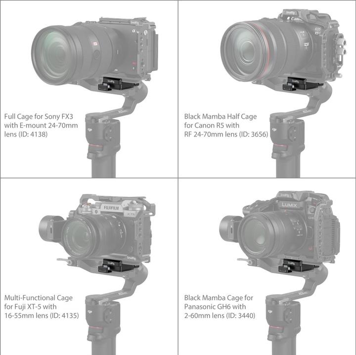 Actual product image SmallRig Arca Swiss Mount Plate (Gimbal mounting plate)