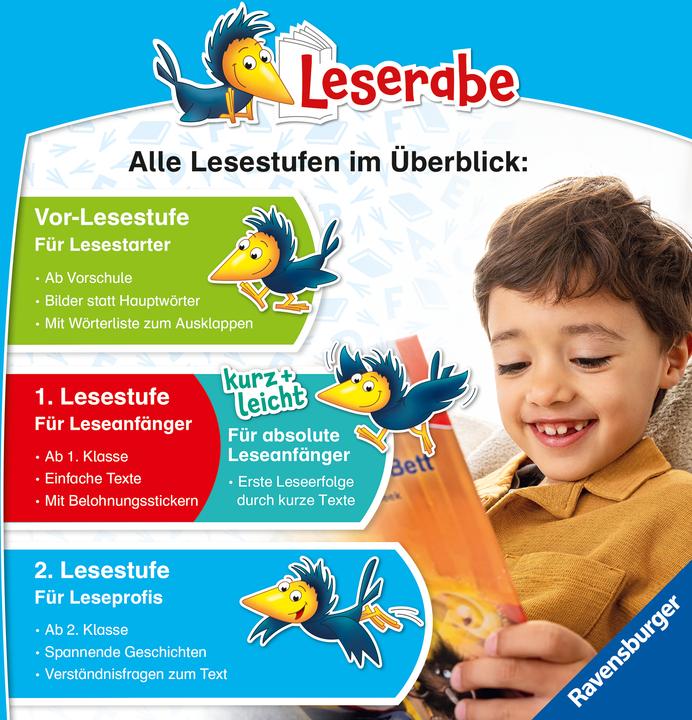Actual product image Ravensburger Leserabe - 2. Lesestufe: Auf heisser Spur - Die Detektive von London (German, Barbara Laban, Marc-Alexander Schulze, 2025)