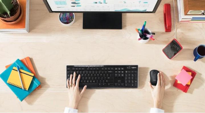 Actual product image Logitech NL K270 Wireless keyboard, US layout (Eng. Int., Wireless)