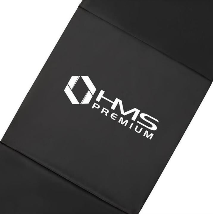 Actual product image HMS Sulankstomas gimnastikos kilimėlis Premium MGS02 1800x600mm, juodas (50 mm)