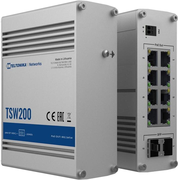 Actual product image Teltonika TSW200 (10 Ports)