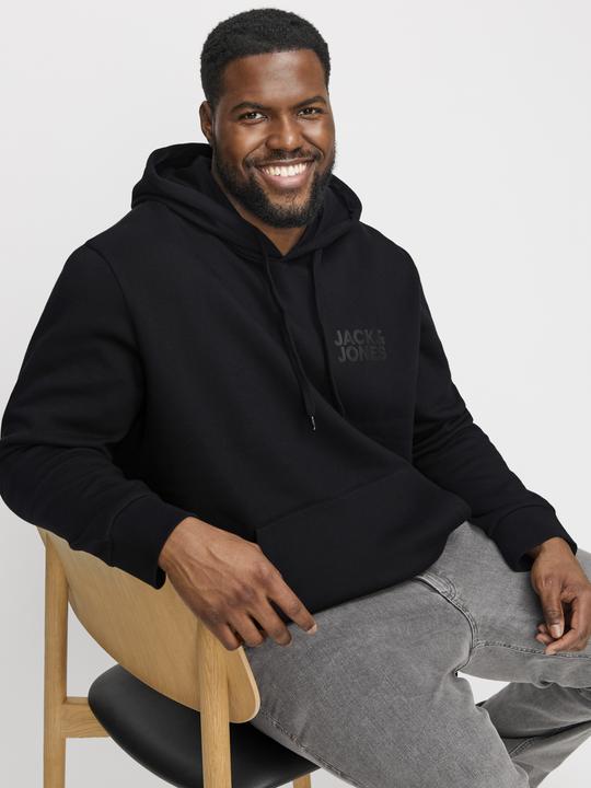 Actual product image Jack & Jones Jjecorp Logo Sweat Hood Noos Pls (4XL)
