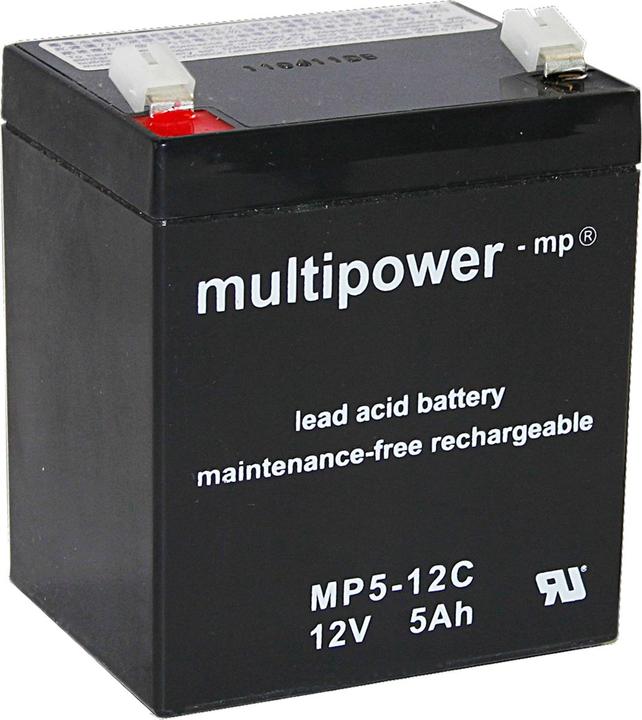Actual product image Multipower MP5-12C AGM battery (12 V, 5 Ah)