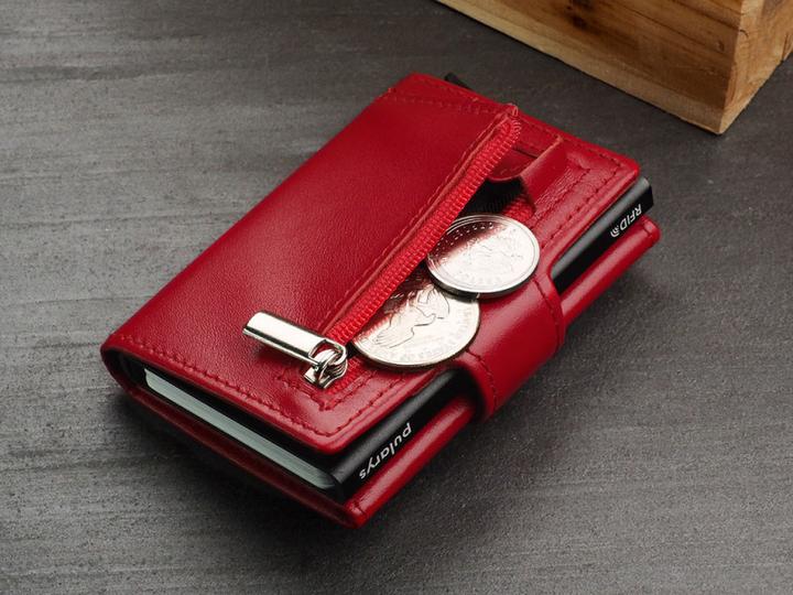 Actual product image Pularys Wallet SOHO ZIP credit card holder