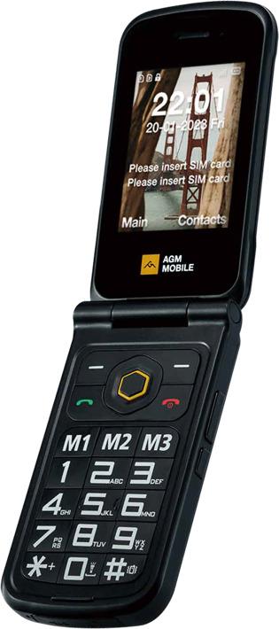 Actual product image AGM M8 128MB 4G BLACK (2.80", 0.08 Mpx, 4G)