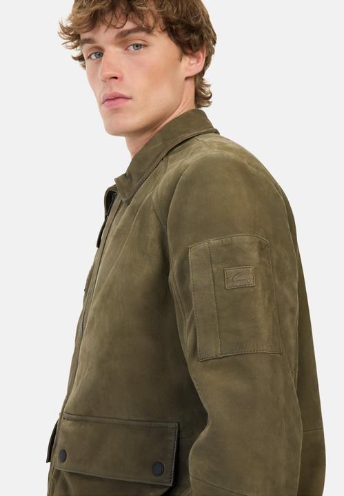 Produktbild Camel Active Leder Blouson mit Hemdkragen (50)