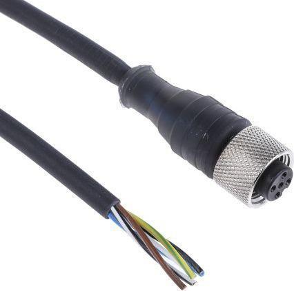 Actual product image TE Sensors Prewired Connector M12 5Pin Straight 5m