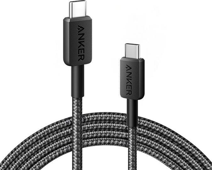 Actual product image Anker Cable 322 USB-C do USB-C 0.9m czarny (0.90 m, USB 3.2 Gen 2)