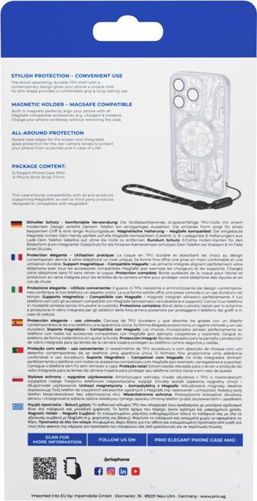 Image du produit prio élégant étui MAG pour iPhone 12 mini argenté (Apple iPhone 12 mini)