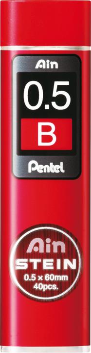 Immagine prodotto Pentel Matita meccanica porta Ain Stone 0.5mm (Mine di ricambio, Nero, 0.50 mm)