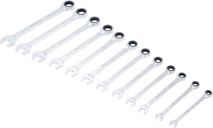 Produktbild BGS Ratschenring-Maulschlüsselsatz (8 mm, 9 mm, 10 mm, 11 mm, 12 mm, 13 mm, 14 mm, 15 mm, 16 mm, 17 mm, 18 mm, 19 mm)