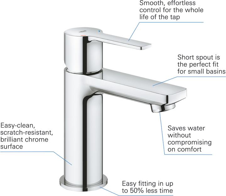 Produktbild Grohe Lineare Einhand-Waschtischbatterie XS-Size