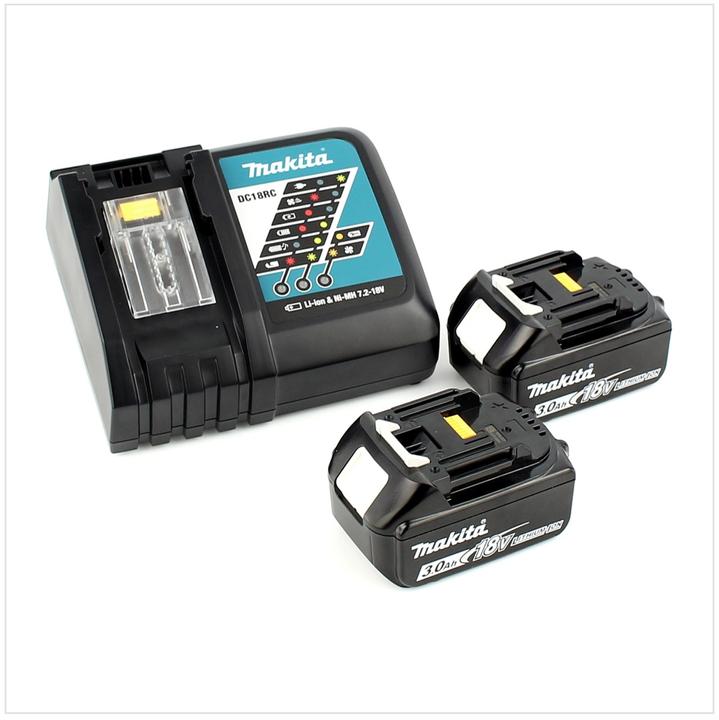 Actual product image Makita DHP 483 RFJ Battery impact drill 18V 40Nm + 2x 3.0 Ah battery + charger + Makpac (Rechargeable battery operated)