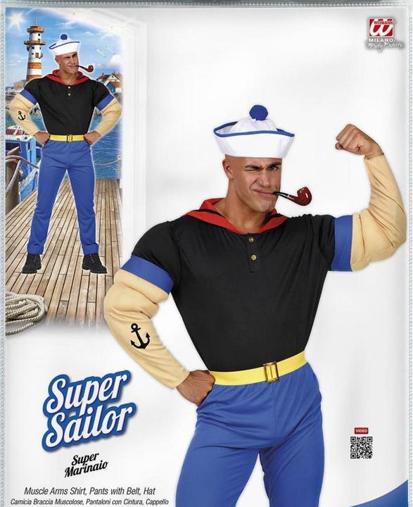 Actual product image Widmann Costume sailor Popeye (L)