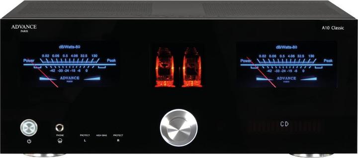 Produktbild advance acoustic A 10 *schwarz* Stereo Verstärker mit Röhrenvorstufe (Röhren-Vorstufe)