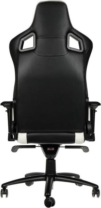 Actual product image noblechairs EPIC gaming chair Genuine leather gaming chair, black-white-red