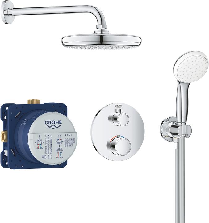Image du produit Grohe Système de douche Grohtherm UP avec Tempesta 210
