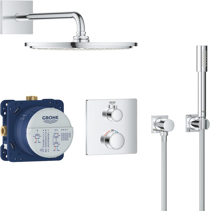 Produktbild Grohe Grohtherm Duschsystem UP mit Rainshower Cosmopolitan 310