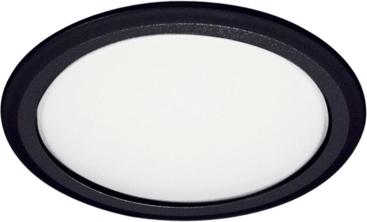Elektra LED Einbauleuchte (Flächenlicht) Led-Spots ø 62 mm warmweiss schwarz (169 lm)