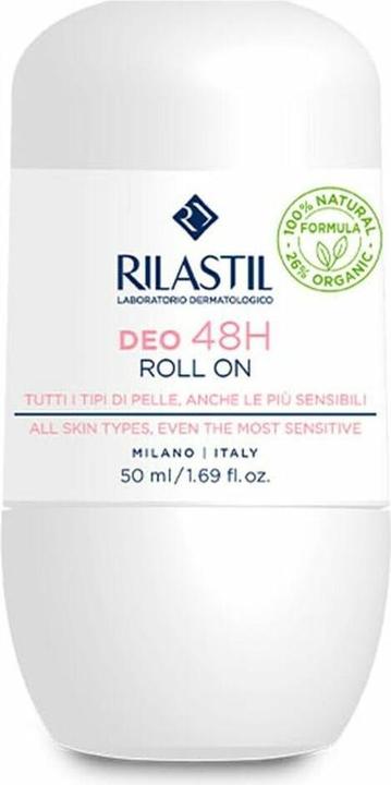 Actual product image Rilastil Deo 75H Breathable Deodorant Roll On 50ml (Roll-on, 50 ml)