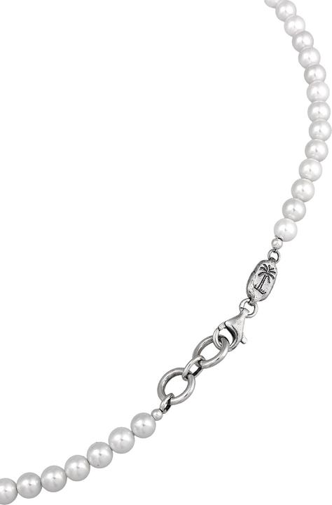 Immagine prodotto Haze & Glory Halskette Muschelperle Organic Beads 925 Silber (Argento 925, Nessuna pietra, Acciaio inossidabile, Perle di conchiglia)
