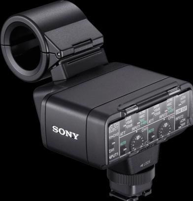Actual product image Sony XLR K2M adapter kit and microphone (Camera-specific microphone)