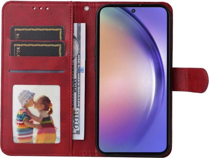 Produktbild Cover-Discount Galaxy A55 - Premium Handyhülle Etui rot (Samsung Galaxy A55)