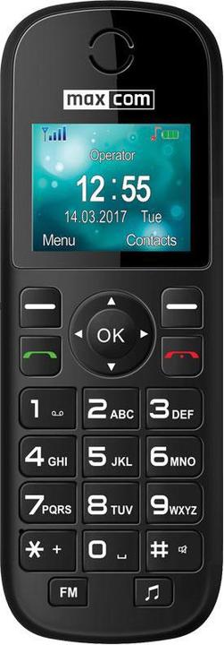 Image du produit Maxcom Téléphone Fixe Sans Fil Mm35d Noir