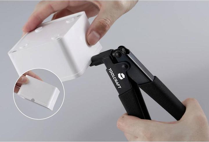 Actual product image Toolcraft U-shaped punching pliers