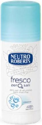 Produktbild Neutro Roberts Deodorant Stick Fresco Null Aluminiumsalze Keine Flecken mit reinem Glycerinöl Deodorant (Stick, 40 ml)