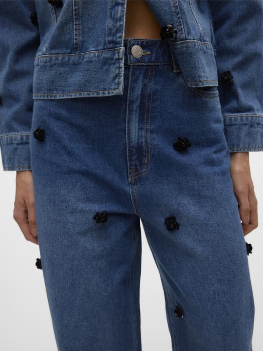 Produktbild Vero Moda VMTAYLOR Mid Rise Baggy Fit Jeans Weit geschnitten (W28/L32)