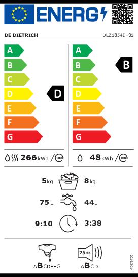 Energie-Label De Dietrich DLZ 1854 I