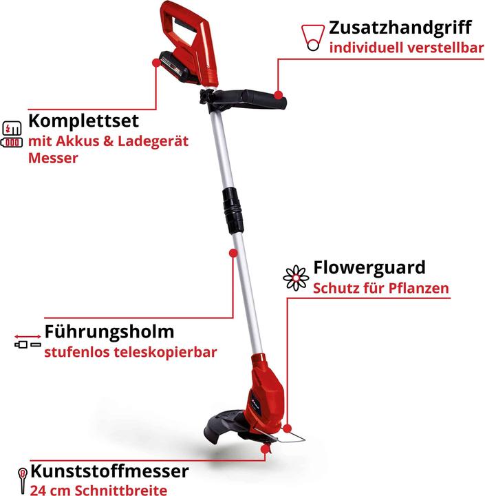 Produktbild Einhell GC-CT 18/24 Li (Kunststoffmesser)